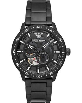 Armani Steel Strap Watch Black