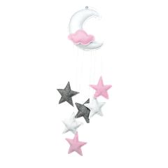 Mobil Φεγγάρι Με Αστεράκια Ροζ Baby Star