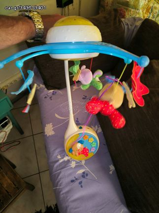 Μομπιλε για κρεβάτι μωρού fisher price με προτζεκτορα