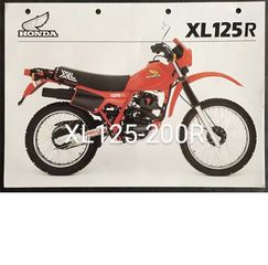 Honda XL 125 '84 XL125R - XL200R