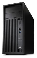 HP WorkStation Z240, E3-1225 V5, 16/250GB M.2, DVD, REF SQR