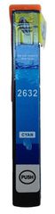 Συμβατό Inkjet μελάνι για Epson, T2632, κυανό
