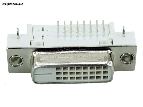 DVI Connector - DVI 25P, Nickel, White