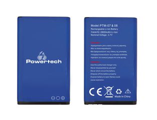 POWERTECH Μπαταρία αντικατάστασης για τα κινητά PTM-07 & 08, 2800mAh
