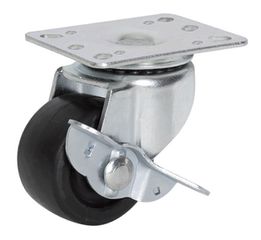 POWERTECH ρόδα για rack NETW-0014, περιστρεφόμενη, με φρένο, 100kg max