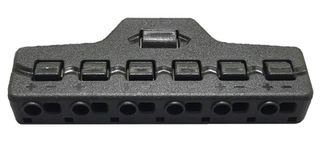 Splitter block TOOL-0095 για LED καλωδιοταινίες, 6-port, μαύρο