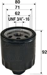 Valeo Φίλτρο Λαδιού - 586009