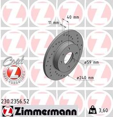 Zimmermann Δισκόπλακα - 230.2356.52