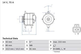 Bosch Γεννήτρια - 0 986 041 790