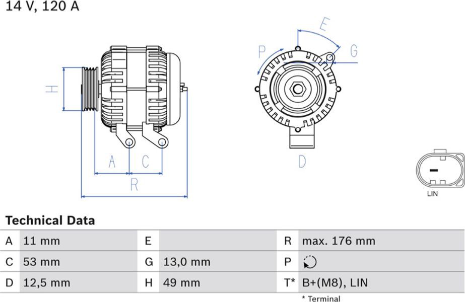 Bosch Γεννήτρια - 0 986 082 220