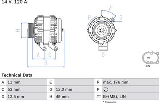 Bosch Γεννήτρια - 0 986 082 220