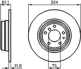 Bosch Δισκόπλακα - 0 986 478 095