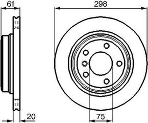 Bosch Δισκόπλακα - 0 986 478 426
