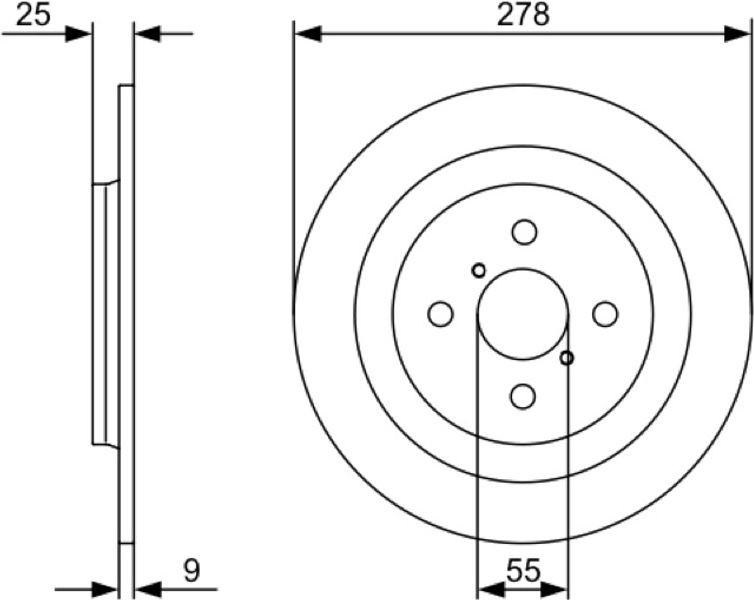 Bosch Δισκόπλακα - 0 986 479 360