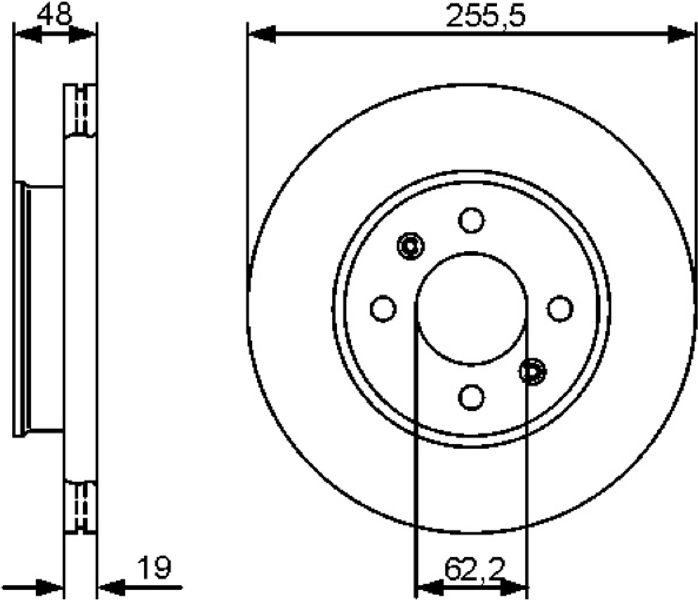 Bosch Δισκόπλακα - 0 986 479 459
