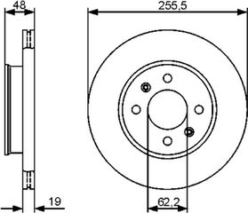 Bosch Δισκόπλακα - 0 986 479 459