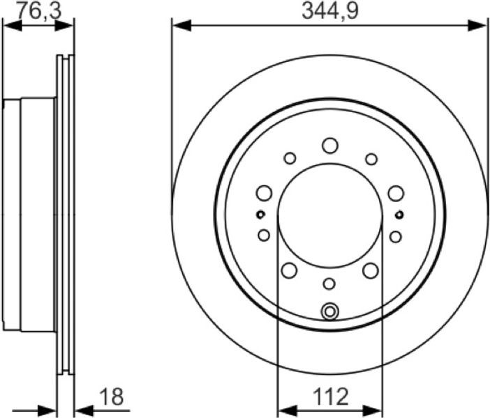 Bosch Δισκόπλακα - 0 986 479 R32