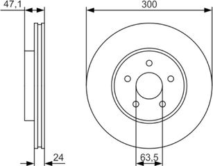 Bosch Δισκόπλακα - 0 986 479 S48