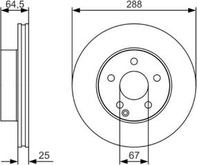 Bosch Δισκόπλακα - 0 986 479 S83