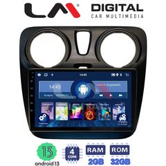 LM Digital - LM ZL4657 GPS Οθόνη OEM Multimedia Αυτοκινήτου για Dacia Dokker 2012  (BT/GPS/WIFI)