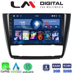 LM Digital - LM ZN4170B GPS Οθόνη OEM Multimedia Αυτοκινήτου για BMW σειρά 1 (E81 - E82 - E87 -E88) (CarPlay/AndroidAuto/BT/GPS/