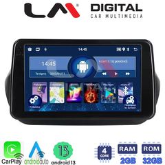 LM Digital - LM ZN4195 GPS Οθόνη OEM Multimedia Αυτοκινήτου για Fiorino, Citroen, Nemo, Bipper (CarPlay/AndroidAuto/BT/GPS/WIFI/