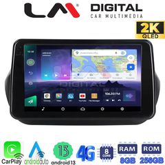 LM Digital - LM ZQ8195 GPS Οθόνη OEM Multimedia Αυτοκινήτου για Fiorino, Citroen, Nemo, Bipper (CarPlay/AndroidAuto/BT/GPS/WIFI/