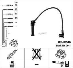 Σετ Μουζοκαλώδια  FORD ESCORT CLASSIC, ESCORT V, ESCORT VI, FIESTA III, FIESTA IV, MONDEO I, MONDEO II, ORION III 1.6/1.8/2.0 01.92-01.02