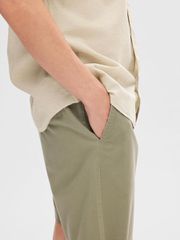 Selected Ανδρική Chino Βερμούδα 16092256 Vetiver-thumb-1