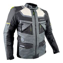 Κωδ.274832 Nordcode Μπουφάν Μηχανής Adventure Evo 24 EN 17092 Ανδρικό 4 εποχών Σκουρο Γκρι-Μαύρο τηλ.215-215-8211