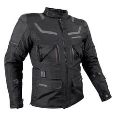 Κωδ.281518 Nordcode Μπουφάν Μηχανής Adventure Evo 24 EN 17092 Ανδρικό 4 εποχών Total black τηλ.215-215-8211