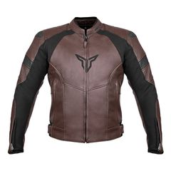 Κωδ.281546 Nordcode Μπουφάν Μηχανής Racer Oversize Δερμάτινο Ανδρικό Καφέ/Μαύρο τηλ.215-215-8211