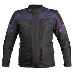 Κωδ.281550 Nordcode Μπουφάν Μηχανής Dust Oversize Ανδρικό Χειμερινό Mαύρο-Μπλέ τηλ.215-215-8211