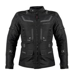 Κωδ.282728 Nordcode Μπουφάν Μηχανής Adventure Evo 24 EN 17092 Ανδρικό 4 εποχών oversize Total black τηλ.215-215-8211