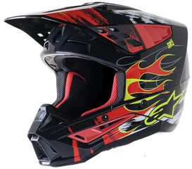 ---Κλειστά έως 21/8/2026--- Κράνος Alpinestars Supertech M5 Motocross Enduro Unisex μαύρο