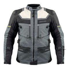 Κωδ.286355 Nordcode Μπουφάν Μηχανής Adventure Evo 24 EN 17092 Ανδρικό 4 εποχών Σκουρο Γκρι-Μαύρο OVERSIZE τηλ.215-215-8211