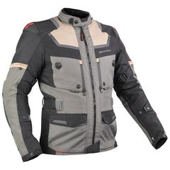 Κωδ.288264 Nordcode Μπουφάν Μηχανής Adventure Evo 24 EN 17092 Ανδρικό 4 εποχών Γκρι Λαδι+ Αμμου τηλ.215-215-8211
