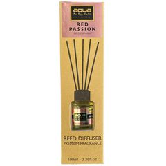 Κωδ.288845 Αρωματικό Χώρου Red Passion Home Reed Diffuser με 6 Στικς Aqua 100 ml - 1 τμχ τηλ.215-215-8211