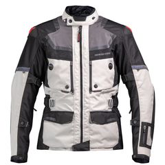 Κωδ.293771 Nordcode Μπουφάν Μηχανής Adventure Evo 24 EN 17092 Ανδρικό 4 εποχών Light Γκρι-Μαύρο Oversize τηλ.215-215-8211