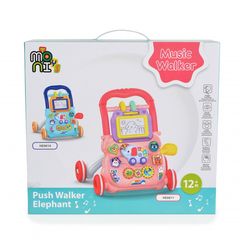 Βρεφική Περπατούρα Push Walker Ροζ HE0811 Moni Toys 3800146224356