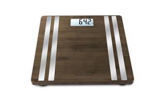 Medisana BS 552 Rectangle Bamboo, Silver Electronic personal scale-thumb-2