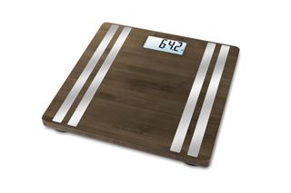 Medisana BS 552 Rectangle Bamboo, Silver Electronic personal scale-thumb-1