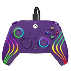 PDP Afterglow Wave Wired Controller - Purple / Xbox Series X