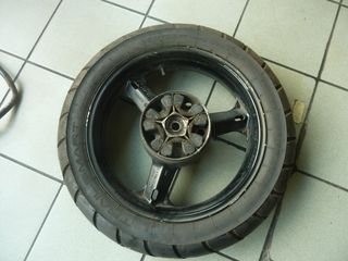 DL 650 V-STROM ABS 2007-2016, ΖΑΝΤΑ ΠΙΣΩ. ΑΡΙΣΤΗ ΚΑΤΑΣΤΑΣΗ, KAI ΛΑΣΤΙΧΟ ΜΕ ΕΛΑΧΙΣΤΑ ΧΙΛΙΟΜΕΤΡΑ-thumb-1