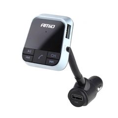 FM Transmiter Με Bluetooth + Φορτιστή 2,4A BT-01 Amio