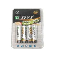 Επαναφορτιζόμενη μπαταρία AA JIYI NI -MH 1.2V – 2800mAh – 4 τεμάχια – Επαναφορτιζόμενη μπαταρία AA