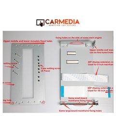 MEGASOUND - CARMEDIA METAL BRACKET SLIM TO BODY TO 1DIN