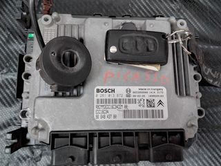 CITROEN PICASSO SET IMMO BOSCH 0 281 013 872,9664843780,EDC16C34,966495908001