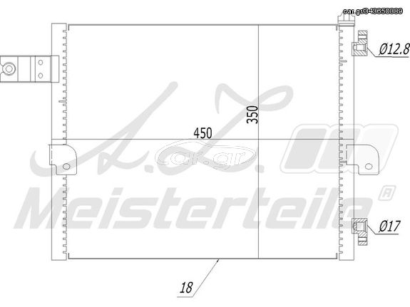 KOREA HALLA ΓΝΗΣΙΟΣ ΚΑΤΑΣΚΕΥΑΣΤΗΣ ΨΥΓΕΙΟ A/C ΑΤΟΣ  99-2004  9760602200 9760602000