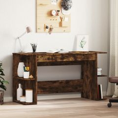 Γραφείο Καπνιστή Δρυς 140 x 50 x 75 εκ. από Επεξεργασμένο Ξύλο 840552